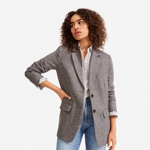 Everlane Oversized Blazer Herringbone
